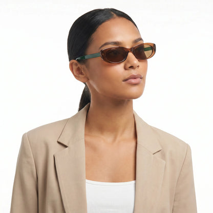 LUNARA - Amber Tortoise Green