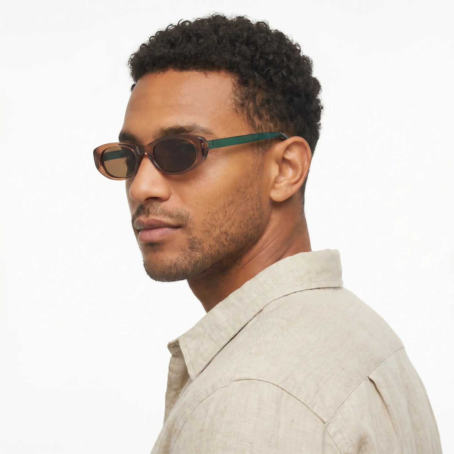LUNARA - Amber Tortoise Green