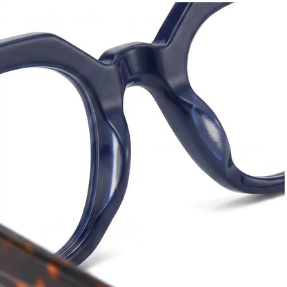 MAREL - Transparent Navy Fade Tortoise