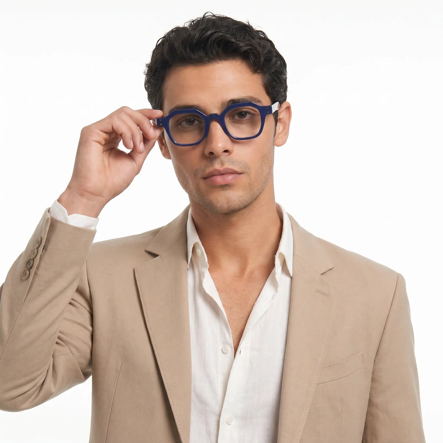 MAREL - Transparent Navy Fade Tortoise