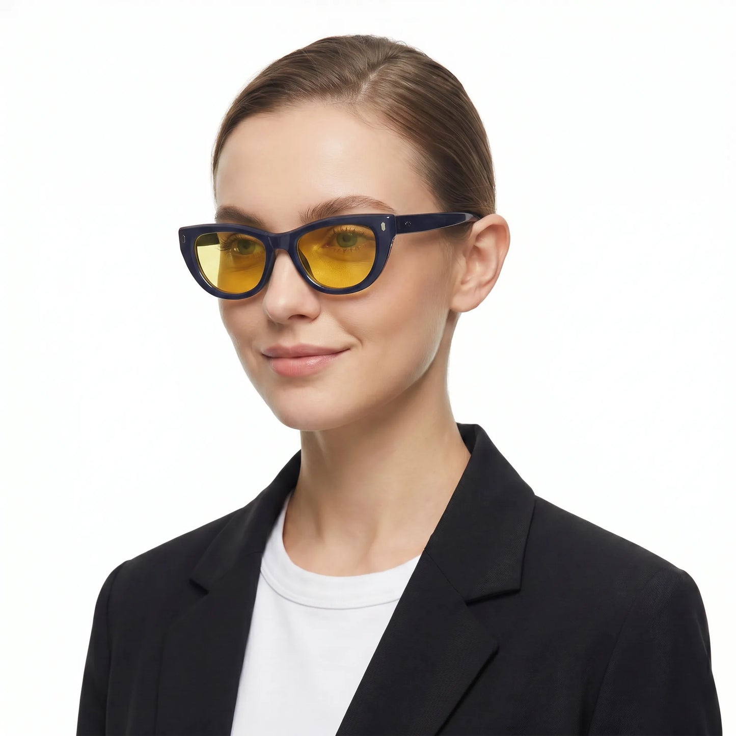 PELIA - Navy / Yellow