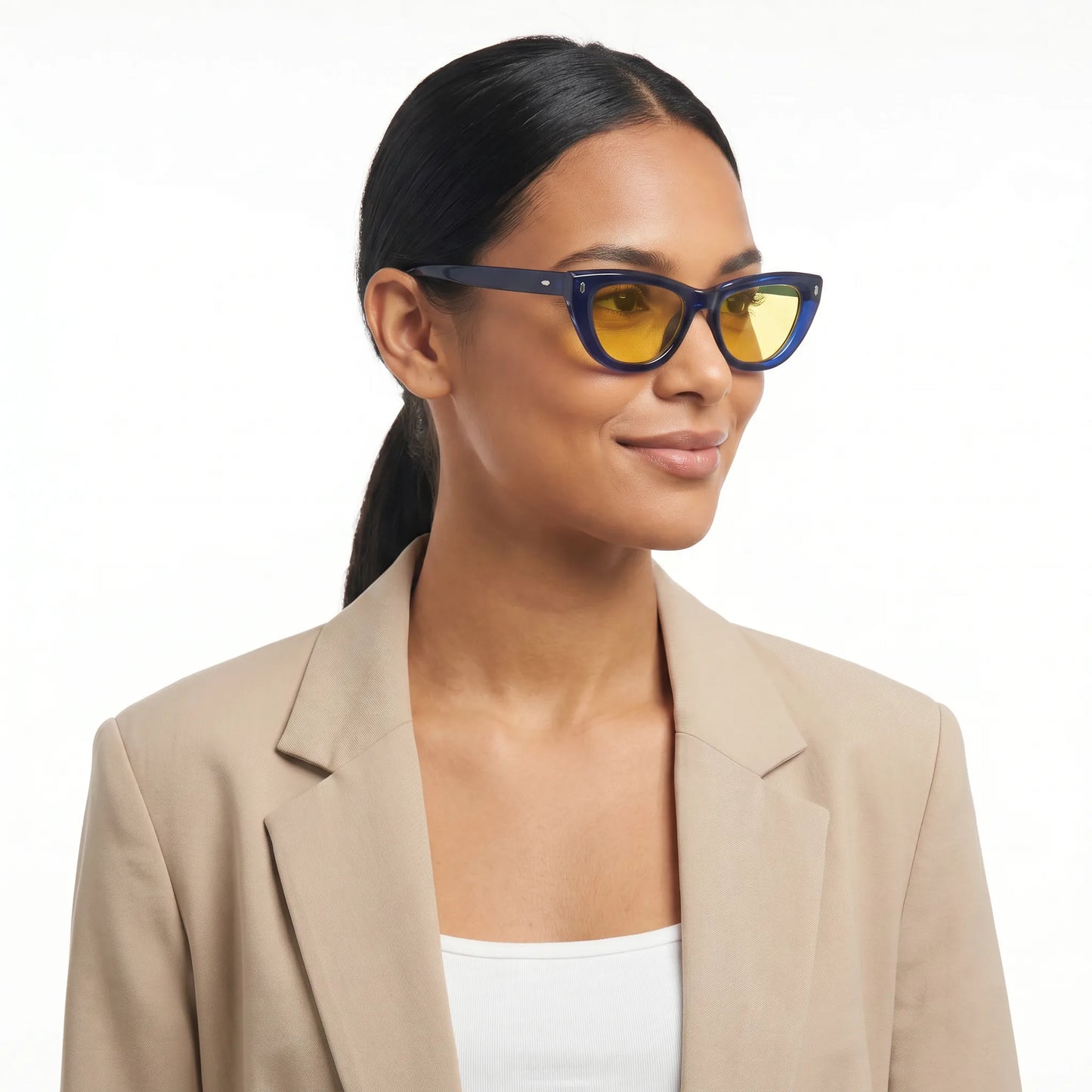 PELIA - Navy / Yellow