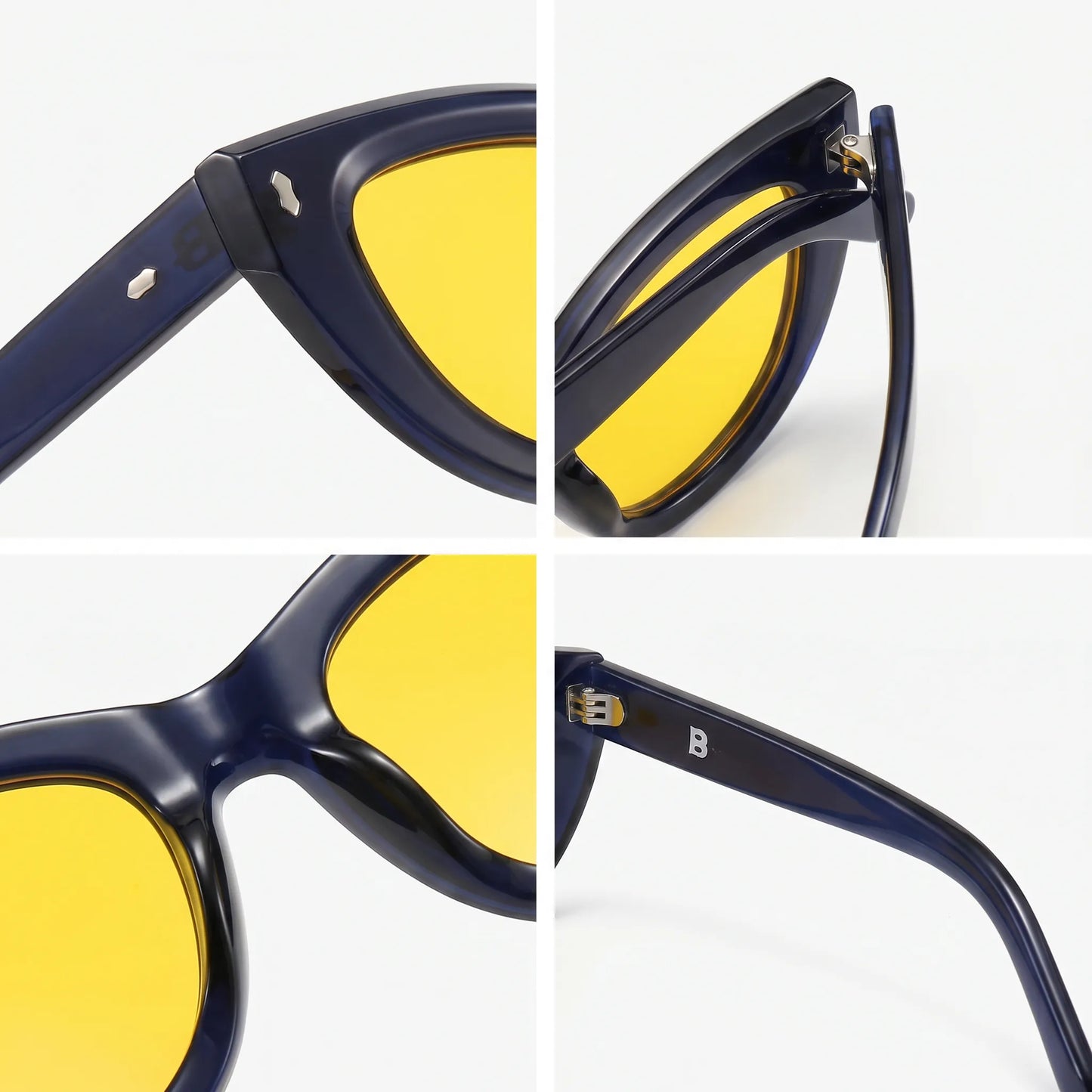 PELIA - Navy / Yellow