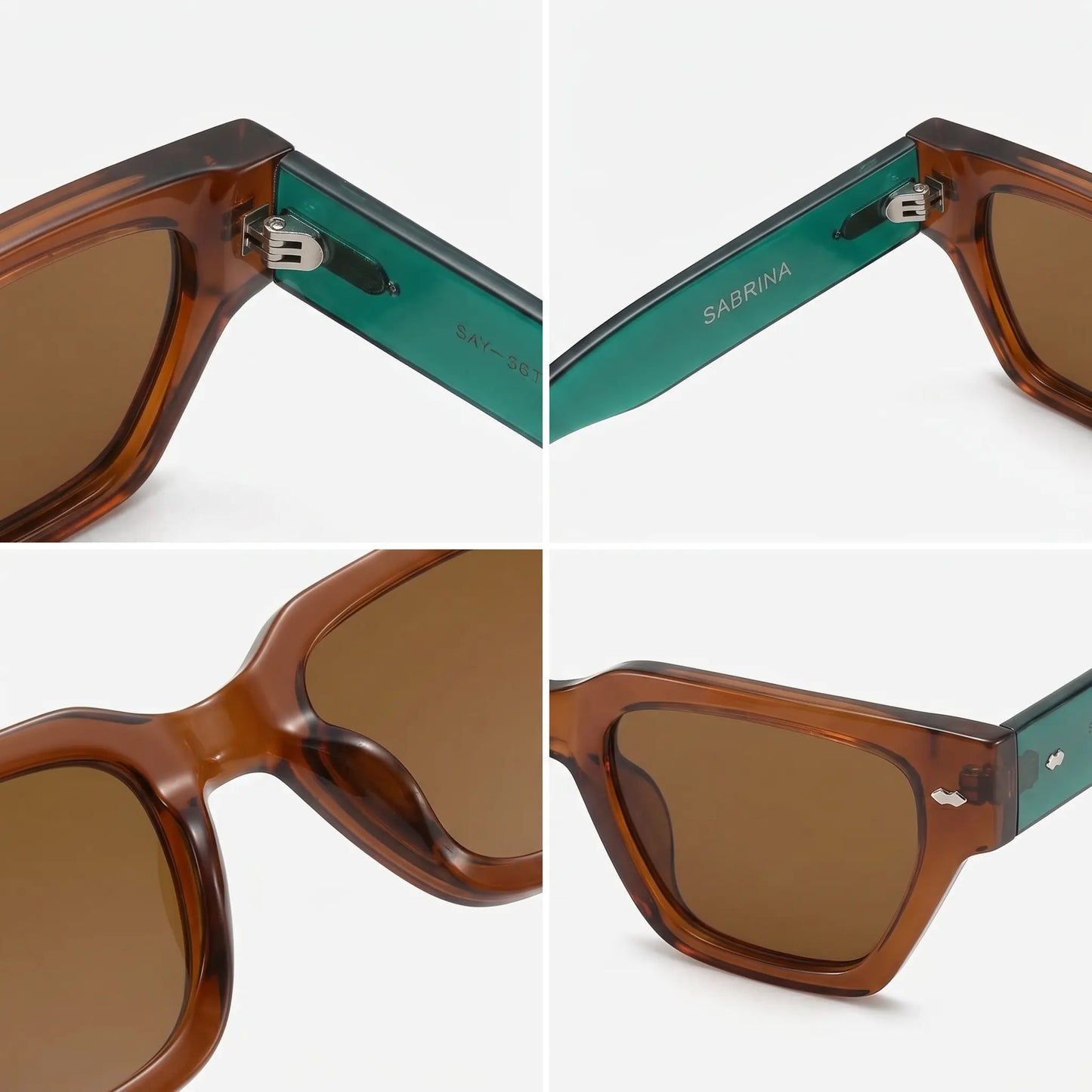 SAREL - Amber Tortoise Green
